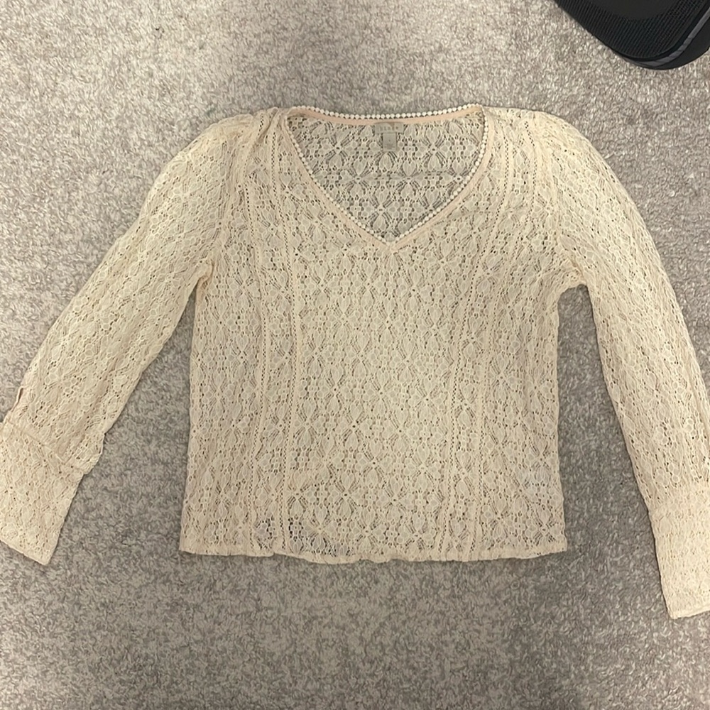 HINGE LACE TOP | Size: S